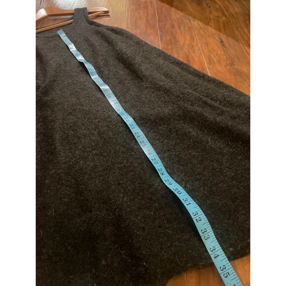 PERUVIAN CONNECTION Gramercy Park Jumper Dress Baby Alpaca Wool Gray NO SIZE - Picture 5 of 5